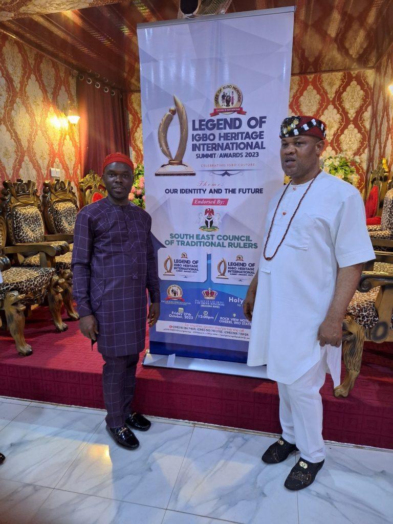 Igwe Ibagwa Nike Enugu inaugurates Legend of Igbo Heritage International Awards 2023 Organizing Committee.